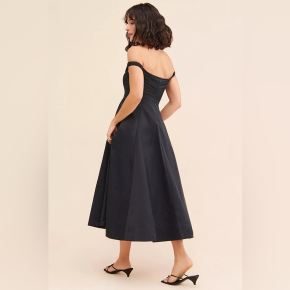 Free People Alinda Midi Dress - Black - Picture 3 of 8